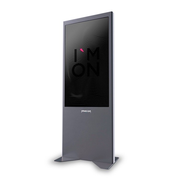 Retail Display lcd HB Fronte Vetrina - 75 portrait Imecon